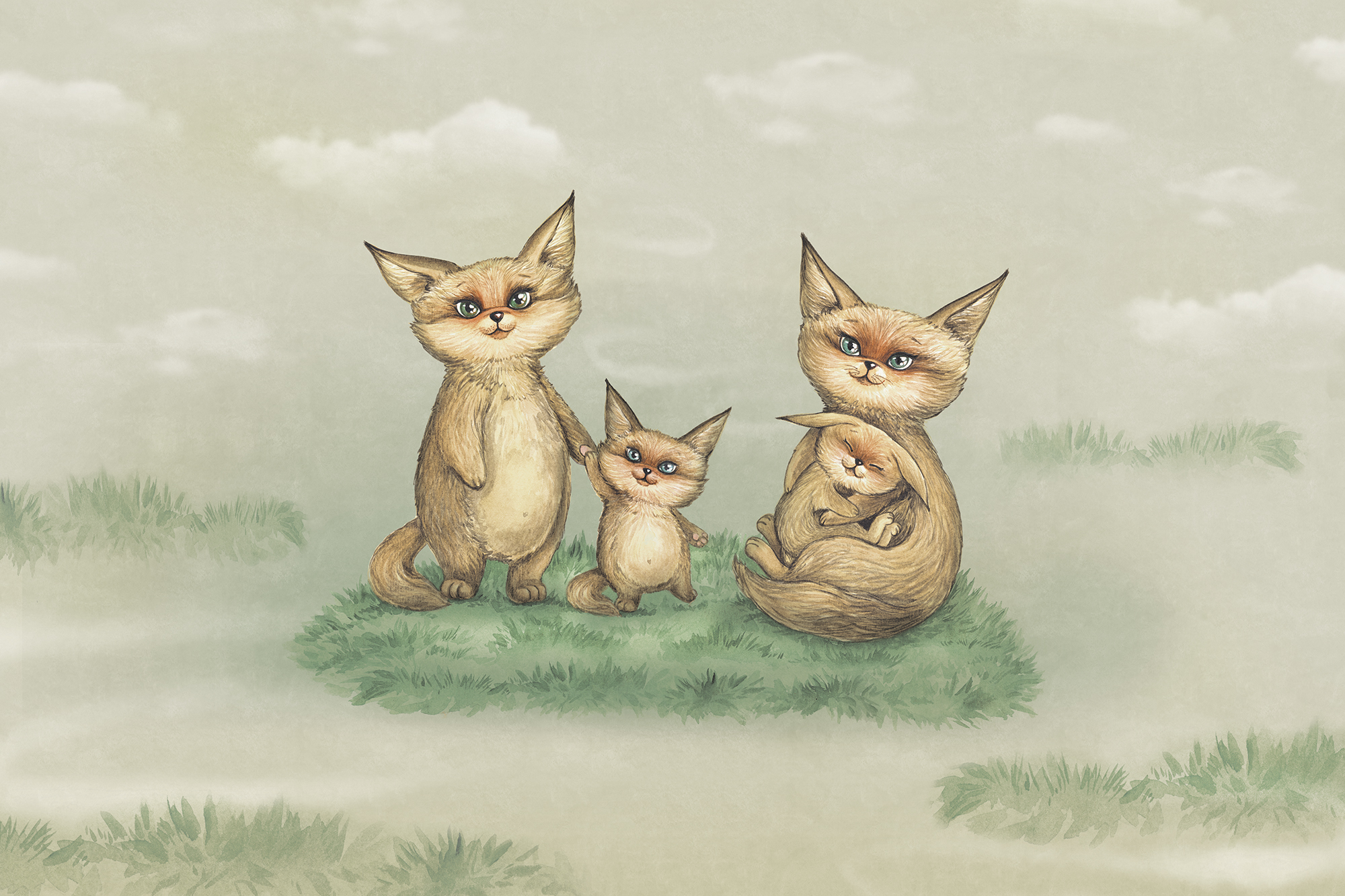 Фрески/Панно ORTOGRAF Little friends 2