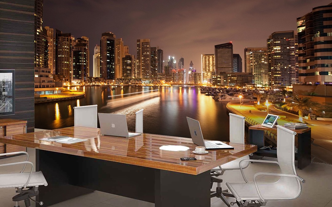 Обои Artmegahome Небоскребы и мосты