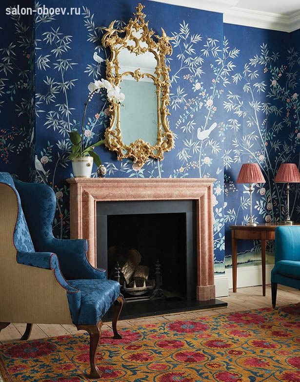 Обои De Gournay Chinoiserie