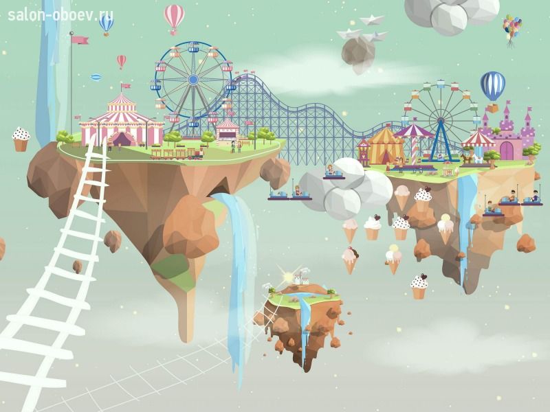 Фотообои Wall Street Flying Hill