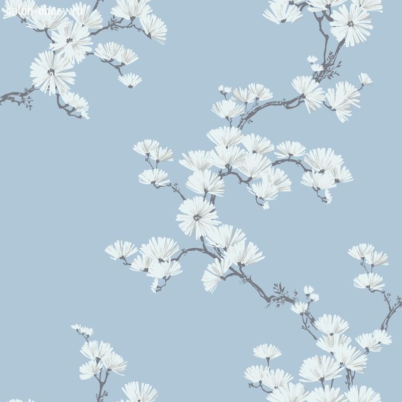 Обои PAPER&INK Navy Grey and White
