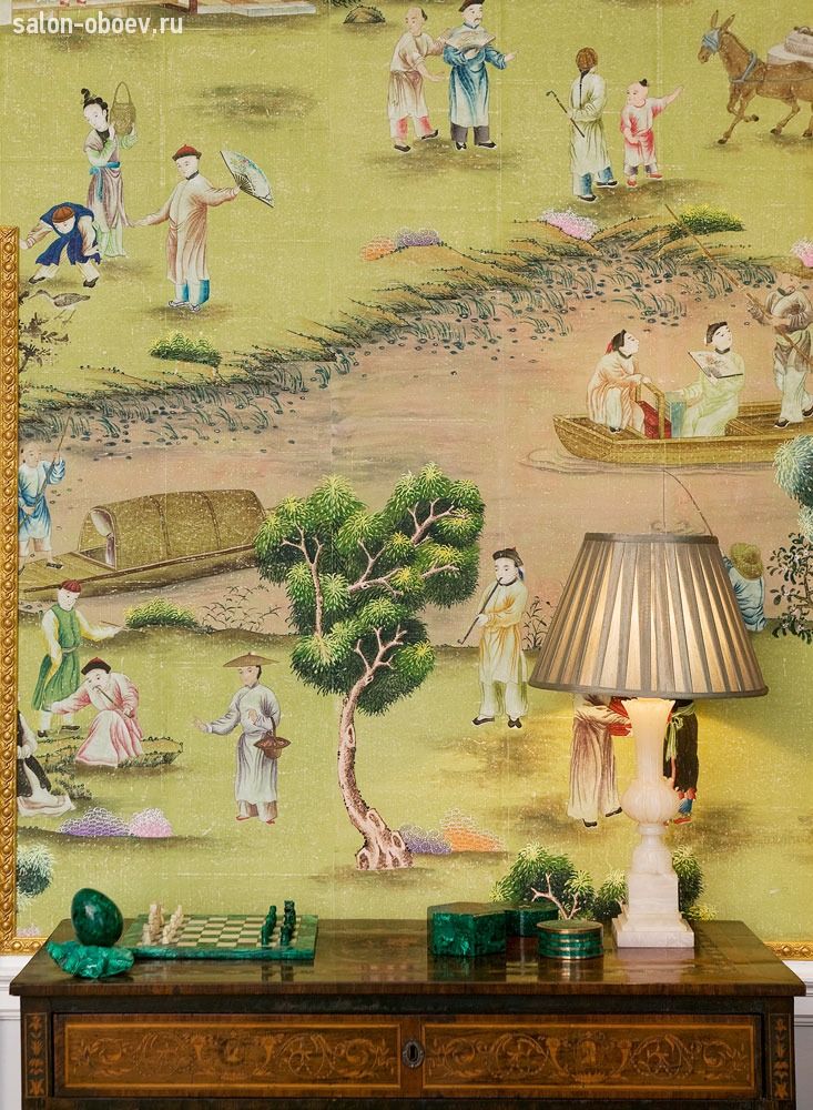 Обои De Gournay Chinoiserie
