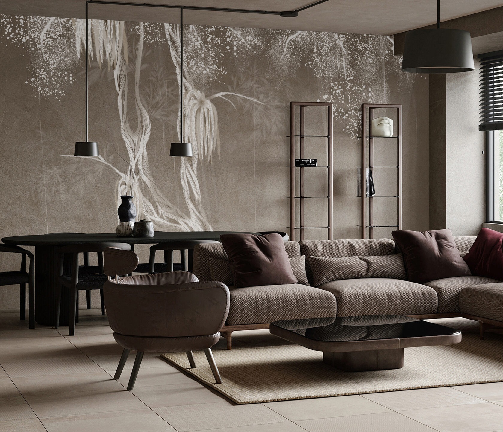 Обои Artmegahome Деревья и веточки