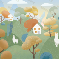 Фотообои Respace Детские Пако Лама