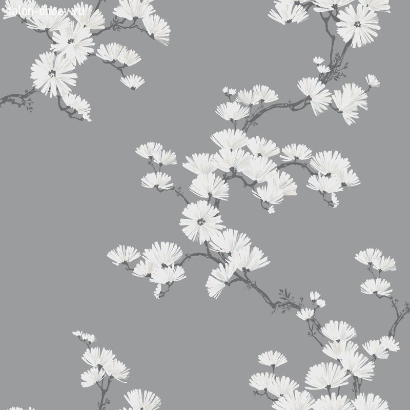 Обои PAPER&INK Navy Grey and White
