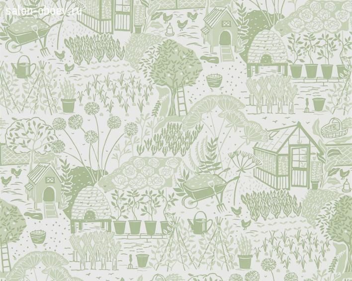Обои Sanderson The Potting Room Wallpaper