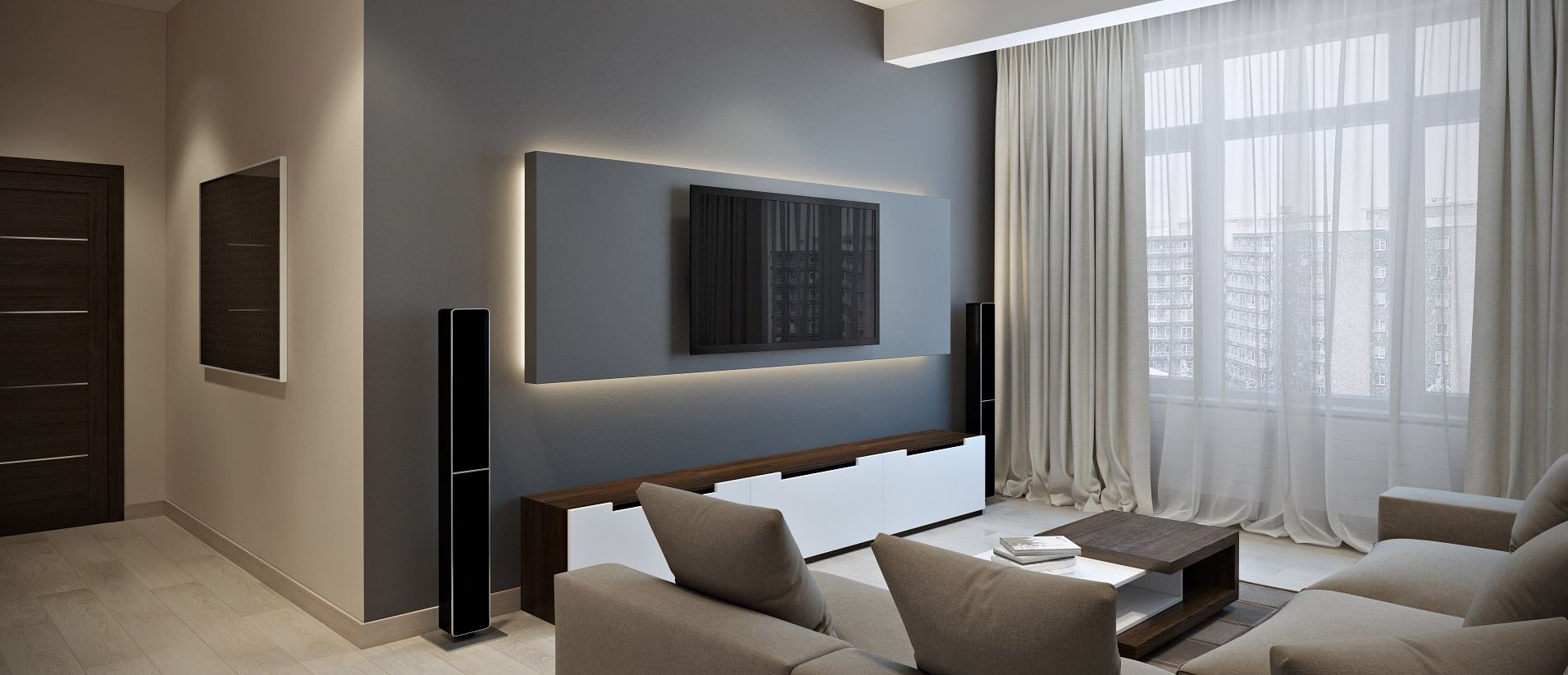 Краски для гостиной