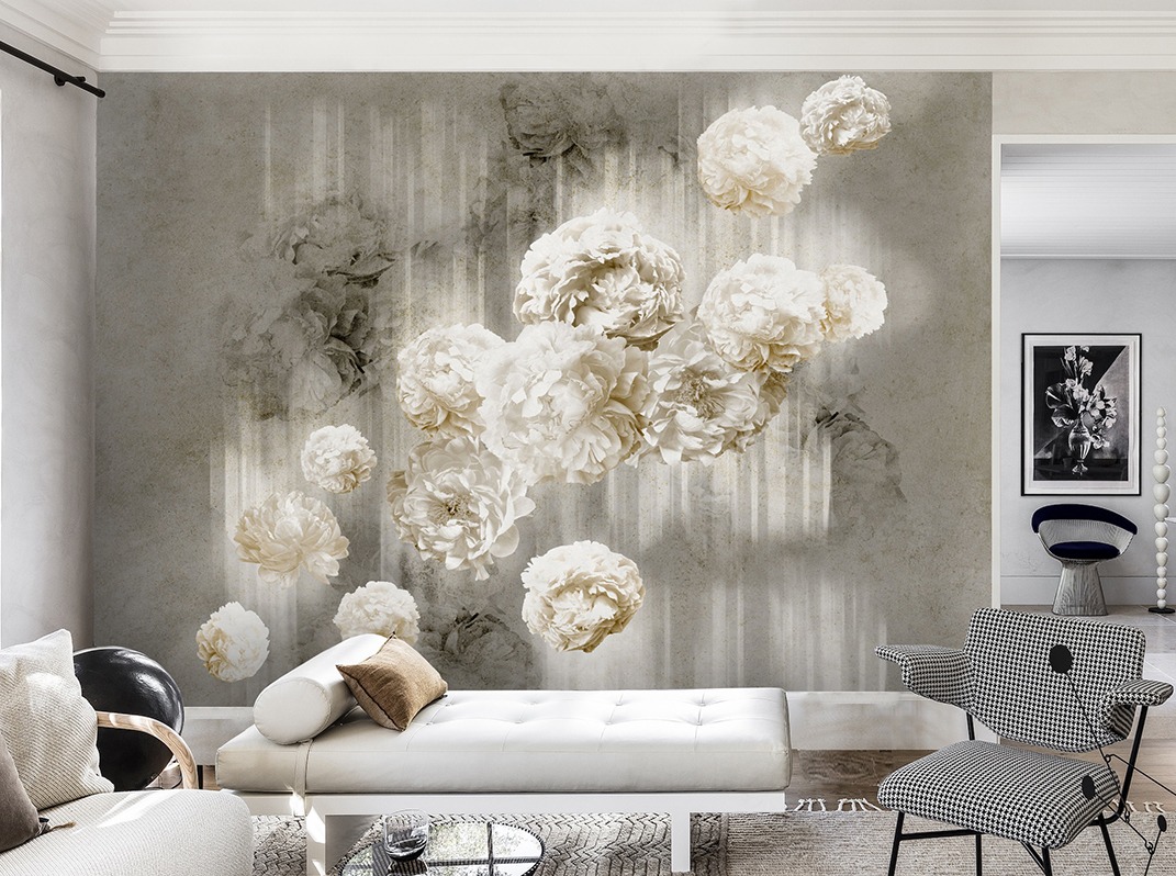 Обои Artmegahome Дизайнерские цветы
