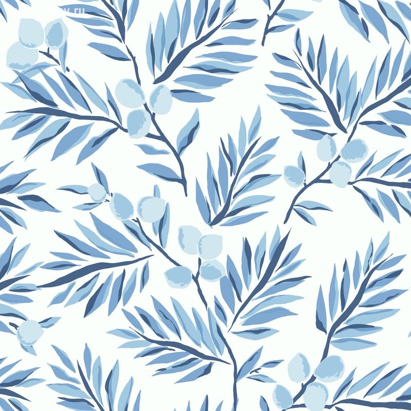 Обои PAPER&INK Navy Grey and White