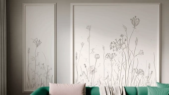 Гипсовое панно