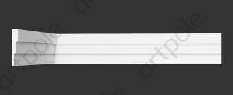 Карниз гладкий Artpole