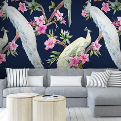 Обои Artmegahome Фламинго и птицы