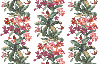 Фотообои Respace Акварель Райские птицы