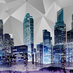 Обои Artmegahome Небоскребы и мосты