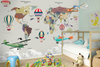 Фотообои Artmegahome Детские карты
