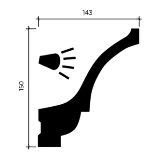Карниз Европласт