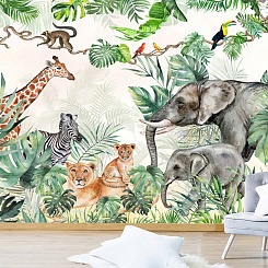 Обои Artmegahome Детские джунгли