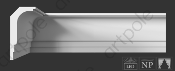 Карниз гладкий Artpole