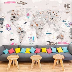 Обои Artmegahome Детские карты
