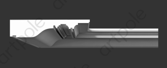 Карниз гладкий Artpole