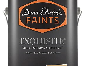 Матовая краска Dunn Edwards с керамическими частицами Exquisite Deluxe Interior Matte