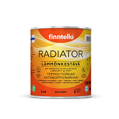 Краска алкидная для радиаторов Finntella RADIATOR Lämacmönkestävä Полуглянцевая