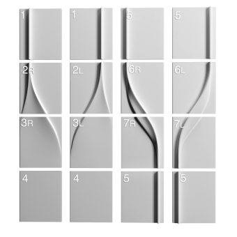 Гипсовые 3D панно Artpole