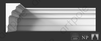 Карниз гладкий Artpole