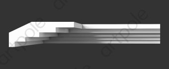 Карниз гладкий Artpole