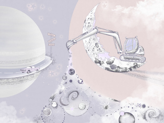 Фотообои Wall Street Cosmos-25