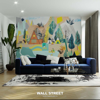 Фотообои Wall Street City Garden