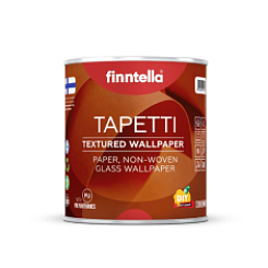 Шелковисто-матовая моющаяся краска для обоев под покраску Finntella TAPETTI SILKKI