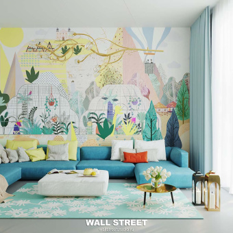 Фотообои Wall Street City Garden