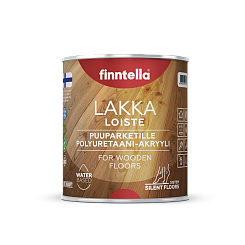 Водоразбавляемый лак для паркета и лестниц LAKKA LOISTE Puuparketille