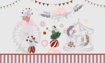 Фотообои Wall Street Circus