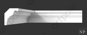 Карниз гладкий Artpole