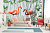 Обои Artmegahome Фламинго и птицы