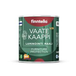 Полуглянцевая износостойкая эмаль для ЛДСП и мебельных фасадов Finntella VAATE KAAPPI