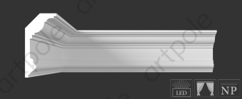 Карниз гладкий Artpole