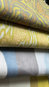 Ткань Wall Street с печатью