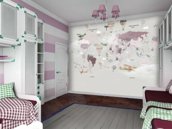 Фотообои Artmegahome Детские карты