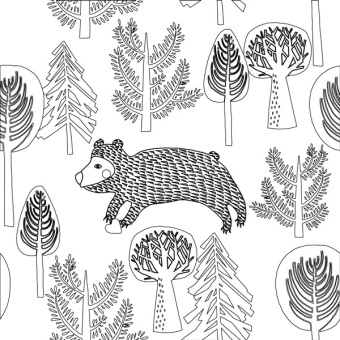 Фотообои Respace Раскраски Лес чудес