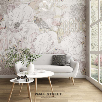 Фотообои Wall Street PATTERN FLOWER
