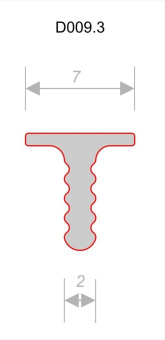 Теневой профиль Engineering Универсальный Анодированный 