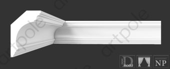 Карниз гладкий Artpole