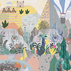 Фотообои Wall Street City Garden