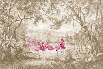 Фрески/Панно ORTOGRAF Шинуазри