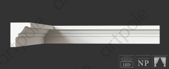 Карниз гладкий Artpole