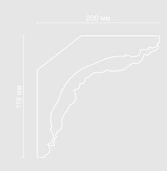 Карниз орнаментальный Artpole