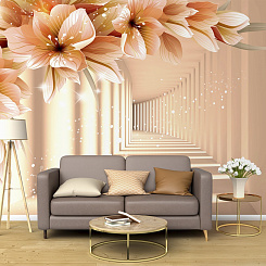 Обои Artmegahome Дизайнерские цветы